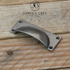 ANTIQUE PEWTER CAST IRON  CABINET DOOR HANDLES CHEST DRAWER KITCHEN KNOBS PULLS