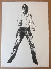 Blek Le Rat Space Cowboy ORIGINAL 2008 Signed Screenprint 17 of 200 +COA Banksy