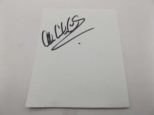 Hand signed 5 autograph - signed, 6"