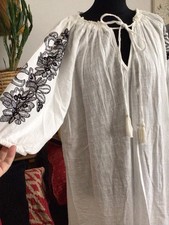 🦋Long White Cotton Kaftan