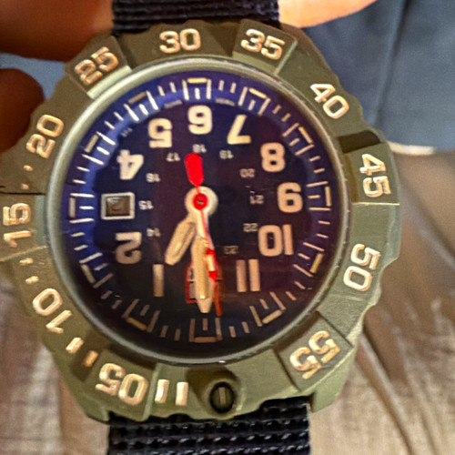 Luminox analog navy seal blue - luminox,
