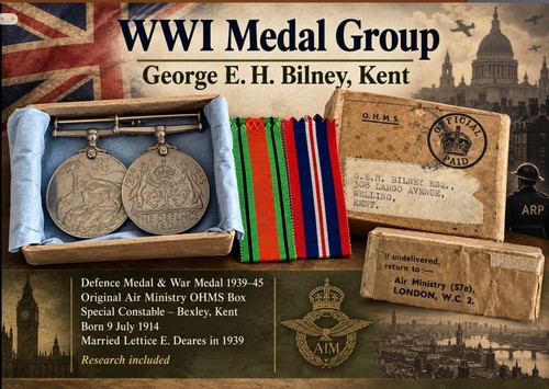 Ww2 raf air ministry medal - ww2,
