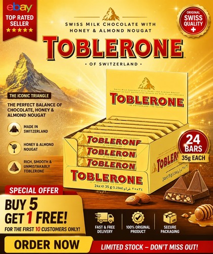 Toblerone milk chocolate - chocolate, 35g
