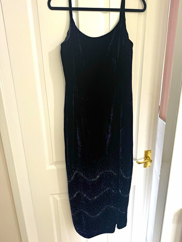 Ladies black velvet - black,