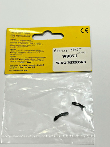 Scalextric w9871 wing mirrors - w9871,