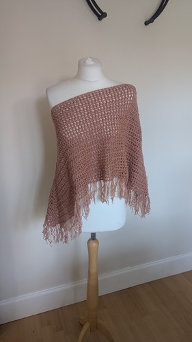 Handmade crochet poncho - handmade,