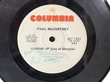 Paul McCartney Signed Columbia