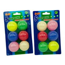 6Pcs Ping Pong Balls 40mm Mixed Colours Table Tennis Beer UK STOCK & SELLER