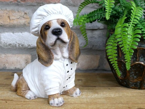 Dachshund chef resin - chef,
