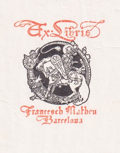 Exlibris alexandre riquer - de,