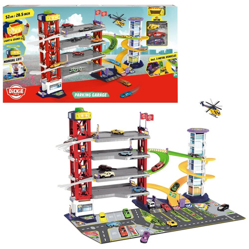 Level parking garage - 4, playset