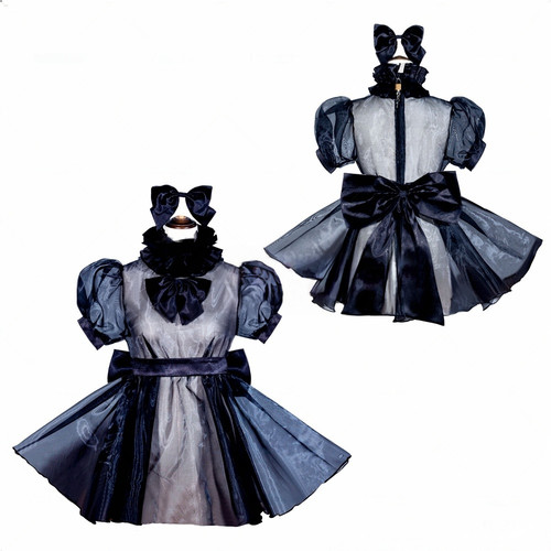 Sissy lockable black satin - sissy,
