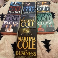 7x Martina Cole Hardback Books