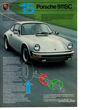 1981 PORSCHE 911SC ~ ORIGINAL PRINT AD