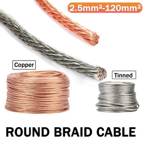 Round copper tinned plated - round,