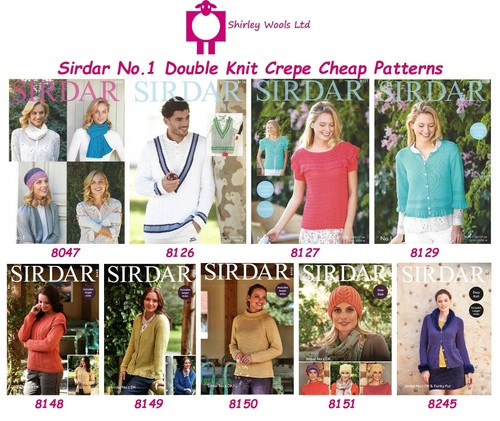 Sirdar crepe patterns - no.1,