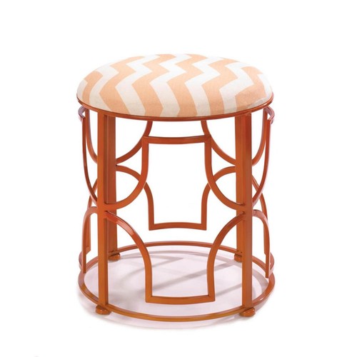 Glossy orange chic chevron - glossy,