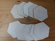 Wooden HEXAGON Shape Coasters