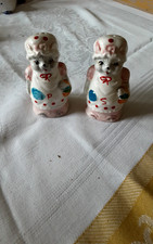 Collectable salt and pepper pots ( cats in dresses and hats)