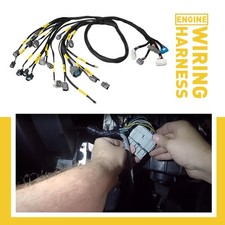 Tucked Engine Harness For