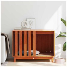 Dog House  Brown Solid Pine