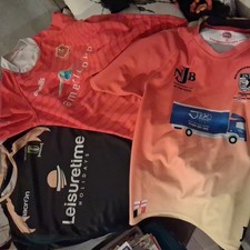 3 MATCH WORN RUGBY UNION