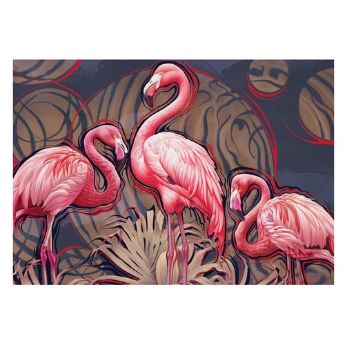 Non woven wallpaper mural - non,