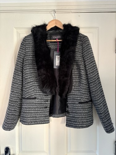 Per una faux fur blazer - per,