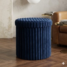 Storage box lid ottoman - storage,
