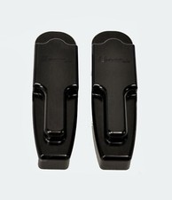 LAND ROVER DEFENDER OPTIMILL PAIR OF WINDOW BLOCKS BLACK - WINDSCREEN BRACKETS