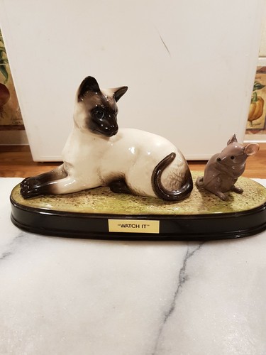 Large beswick cat mouse - cat, &