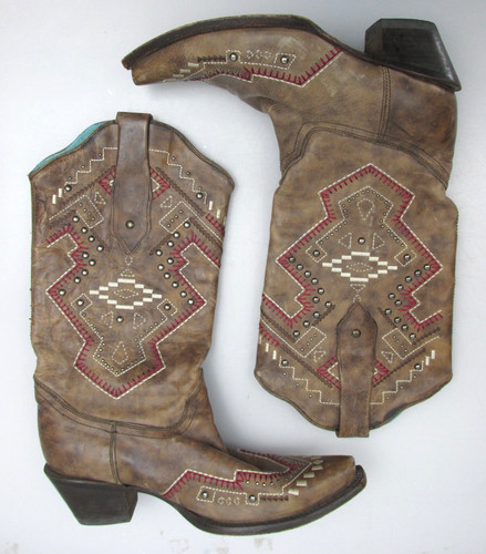 Corral vintage cowgirl boots - vintage,