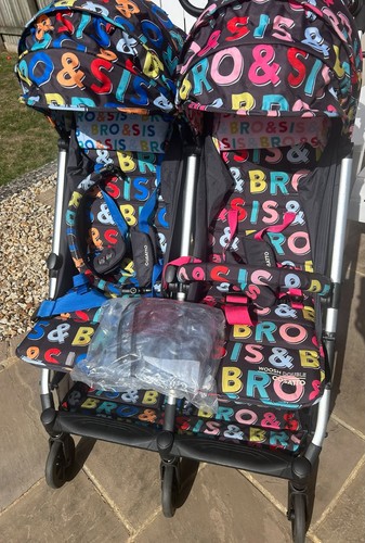 Cosatto bro sis double pram - &,