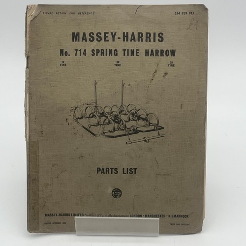 Massey harris 714 spring - spring, tine