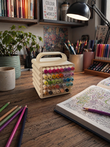 Portable marker pen - holder,
