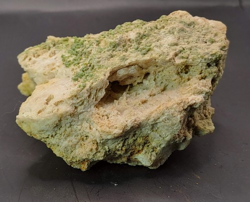 Mimetite quartz matrix - quartz,