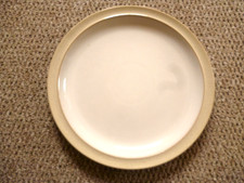 2 X DENBY WHITE LINEN  PATTERN  DINNER PLATES 26.5 CM