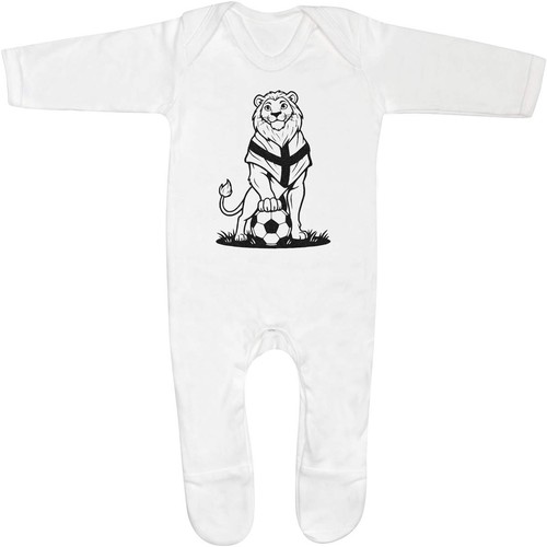 Lion with soccer - 'lion, ball'