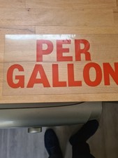 Vintage Plastic Per Gallon