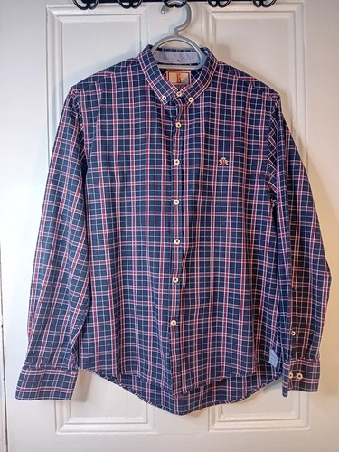 Baracuta men navy check - men's,