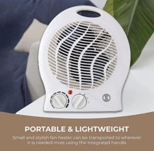 Fan Heater 2KW 2000W Small