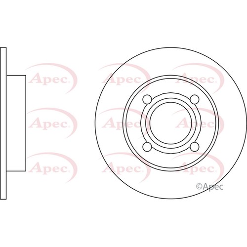 Brake discs solid for audi - for,
