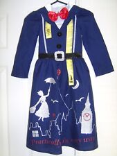 MARY POPPINS DISNEY  DRESSING UP COSTUME  OUTFIT AGE  4 - 6   YRS MARY OUTFIT