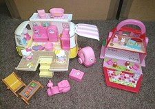 SANRIO Hello Kitty Camper Van and Playhouse 2 sets
