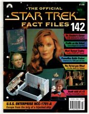 Star Trek Fact Files #142. Beverley Crusher. VFN.