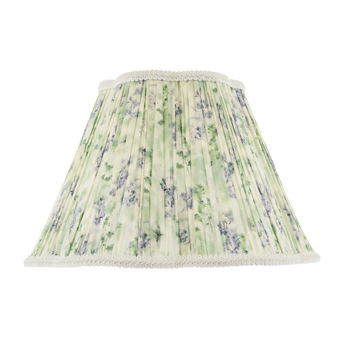 Green and blue floral - green,