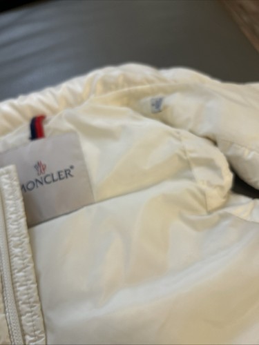 Moncler cream gillet - cream, size