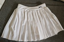 SLAZENGER WHITE TENNIS PLEATED SKORT SKIRT/SHORTS SIZE 8