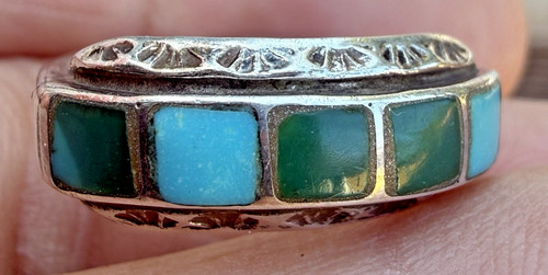 Zuni native american - american, turquoise