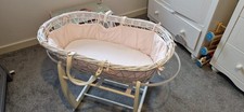 Moses basket and - rocker, stand